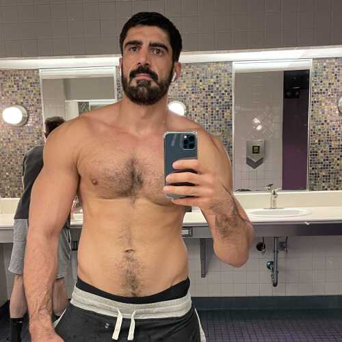 Big muscle hairy sub 