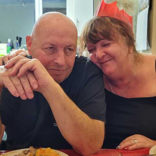 Happy couple